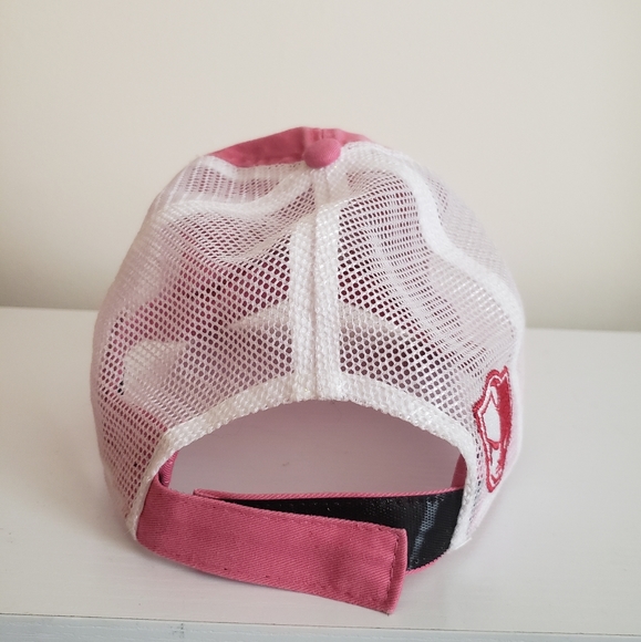 Patriots baseball pink white trucker hat - Picture 5 of 9